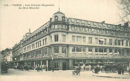 CPA FRANCE 75006 "Paris, Les grands magasins du bon marché"