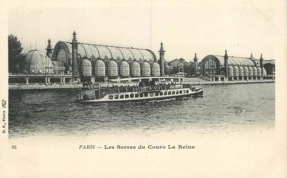 CPA FRANCE 75008 "Paris, les serres du Cours La Reine"