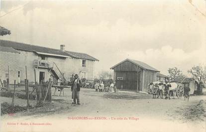 CPA FRANCE 01 " Saint Georges sur Renon " / FERME