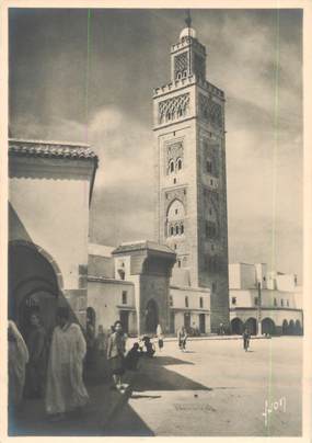 CPSM / PHOTO MAROC "Casablanca, Mosquée Sidi Mohamed"