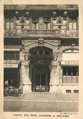 / CPSM FRANCE 38 "Grenoble, hôtel des trois dauphins"