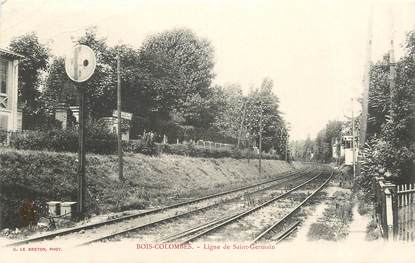 CPA FRANCE 92 "Bois Colombes, ligne de Saint Germain"