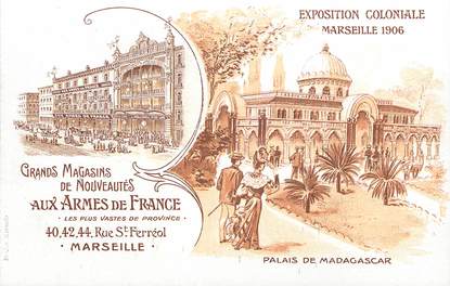 CPA FRANCE 13 "Marseille, Exposition coloniale 1906, Palais de Madagascar"