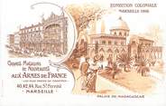 13 Bouch Du Rhone CPA FRANCE 13 "Marseille, Exposition coloniale 1906, Palais de Madagascar"