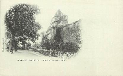 CPA FRANCE 46 "La terrasse du Chateau de Castelnau Bretenoux"