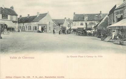 CPA FRANCE 78 "Vallée de Chevreuse, la grande Place à Cernay la Ville"