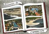 40 Lande / CPSM FRANCE 40 "Capbreton, l'esplanade, le pont Lajus, plage du Bourret"