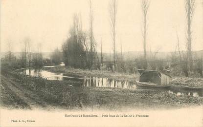 CPA FRANCE 78 "Environs de Bonnières, petit bras de la Seine à Freneuse"