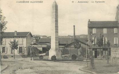 CPA FRANCE 07 " Annonay, La Pyramide "