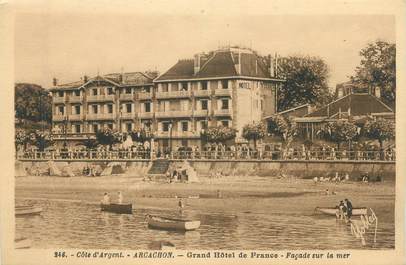 CPA FRANCE 33 " Arcachon, grand hôtel "