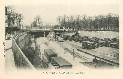 CPA FRANCE 78 "Saint Germain en laye, la gare" / TRAIN