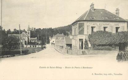 CPA FRANCE 78 "Saint Rémy , route de Paris à Bordeaux, Hotel restaurant de la gare"