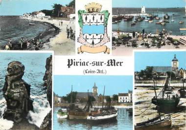 / CPSM FRANCE 44 "Piriac sur Mer" / BATEAU / PÊCHE