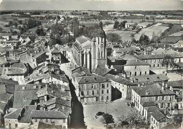 CPSM FRANCE 32 " Eauze, église, collège "