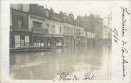 92 Haut De Seine CARTE PHOTO FRANCE 92 " Courbevoie, place du port " / INONDATIONS 1910