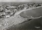 44 Loire Atlantique / CPSM FRANCE 44 "La Bernerie, la grande plage Sainte Anne et la plage carrée"