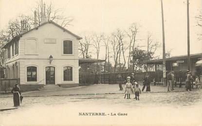 CPA FRANCE 92 "Nanterre, la gare"