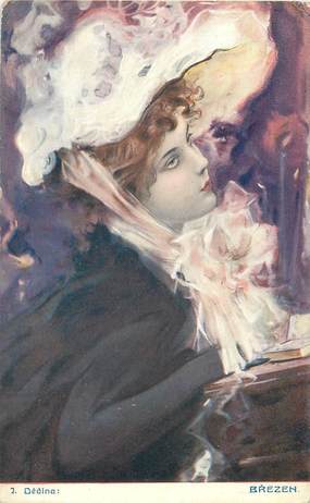 CPA LA FEMME dessinée / ART NOUVEAU