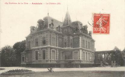 CPA FRANCE 02 "Andelain, le chateau"