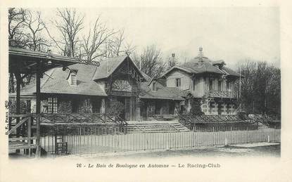 CPA FRANCE 75016 "Paris, Bois de Boulogne, le racing Club"