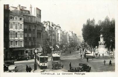 CPSM  "Marseille, la Canebière prolongée"