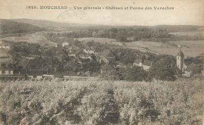CPA FRANCE 39 "Mouchard, vue générale, château et ferme des Varaches"