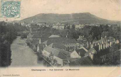 CPA FRANCE 39 "Champagnole, vue générale, le Montrivel"