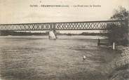 39 Jura CPA FRANCE 39 "Champdivers, le pont sur le Doubs"