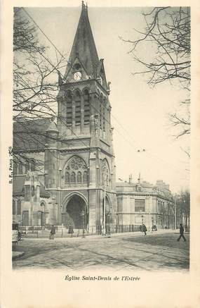 CPA FRANCE 75018 "Paris, Eglise Saint Denis de l'Estrée"