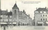 39 Jura CPA FRANCE 39 "Lons Le Saunier les Bains, entrée de la rue du commerce et le Beffroi"