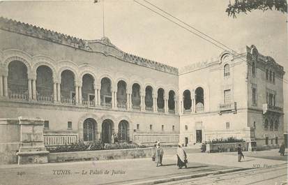 CPA TUNISIE "Tunis, le palais de justice"