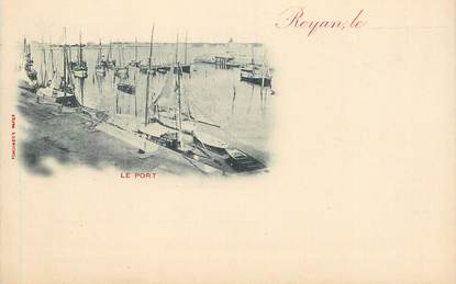 CPA FRANCE 17 "Royan, le port"