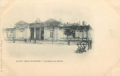 CPA FRANCE 17 "Saint Jean d'Angély, le palais de Justice"