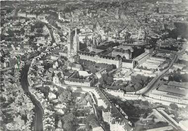 CPSM FRANCE 14 "Caen, vue aérienne vers l'église Saint Etienne"