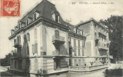 CPA FRANCE 88 "Vittel, Central Hôtel "