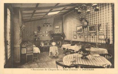 CPA FRANCE 86 "Poitiers, restaurant du Chapon fin"