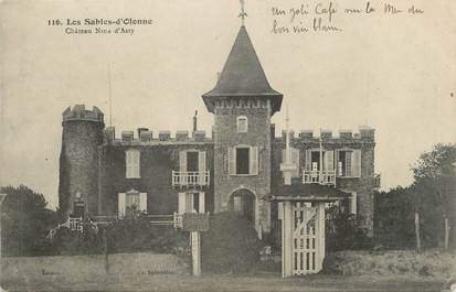 CPA FRANCE 85 "Les Sables d'Olonne, château Nina d'Asty"