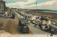 CPA FRANCE 85 "Les Sables d'Olonne, le remblai et la plage" / TRAMWAY