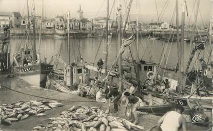 CPSM FRANCE 85 "Les Sables d'Olonne, le port, débarquement de thons"