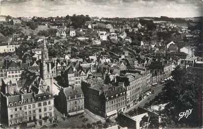 CPSM FRANCE 29 "Morlaix, église Sainte Mélaine, place des Otages"