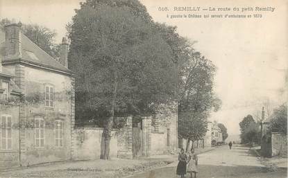 CPA FRANCE 08 "Remilly, la route du petit Remilly"