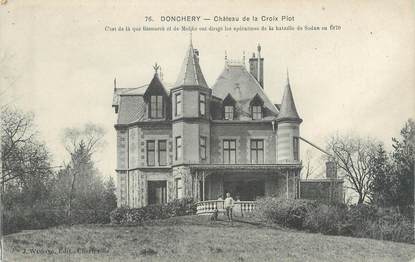 CPA FRANCE 08 "Donchery, château de la Croix Piot"