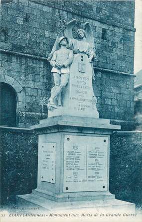 CPA FRANCE 08 "Liart, monument aux morts"