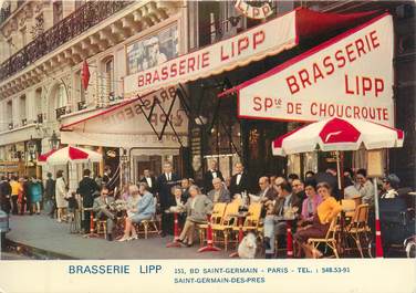 CPSM FRANCE 75006 "Saint Germain des Prés, brasserie Lipp"