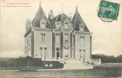 CPA FRANCE 27 "Env. d'Ecos; le chateau de Carloville"