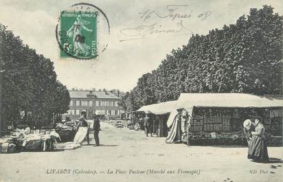 CPA FRANCE 14 "Livarot, la place Pasteur"