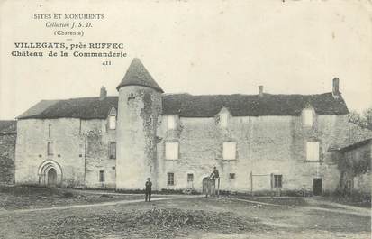 CPA FRANCE 16 "Villegats, château de la commanderie"