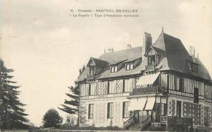CPA FRANCE 16 "Nanteuil en vallée, la fayolle, type d'habitation normande"