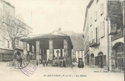 CPA FRANCE 82 "Saint Antonin, la Halle"
