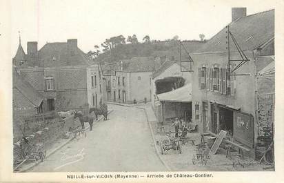 / CPA FRANCE 53 "Nuillé sur Vicoin, arrivée de Château Gontier "